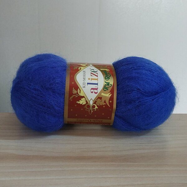 Пряжа Alize Kid Mohair Royal 141 василек