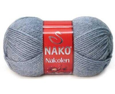 Пряжа Nako Nakolen 23135 серо-голубой