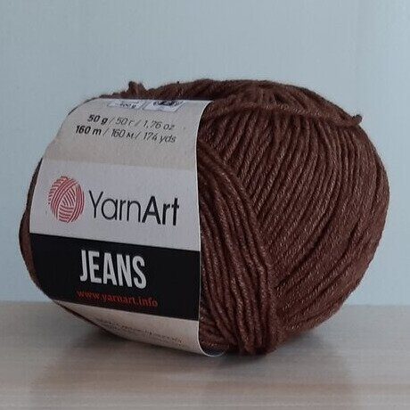 Пряжа YarnArt Jeans 70 шоколад