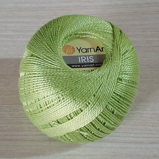 Пряжа YarnArt Iris 927 салатовый